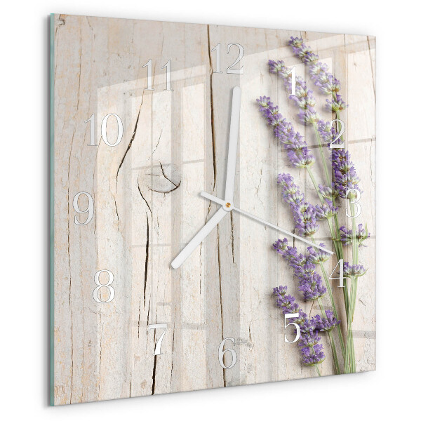 Orologio quadrato Lavanda