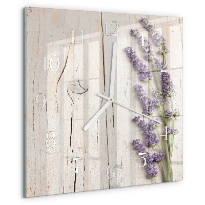 Orologio quadrato Lavanda