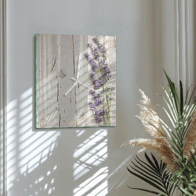 Orologio quadrato Lavanda