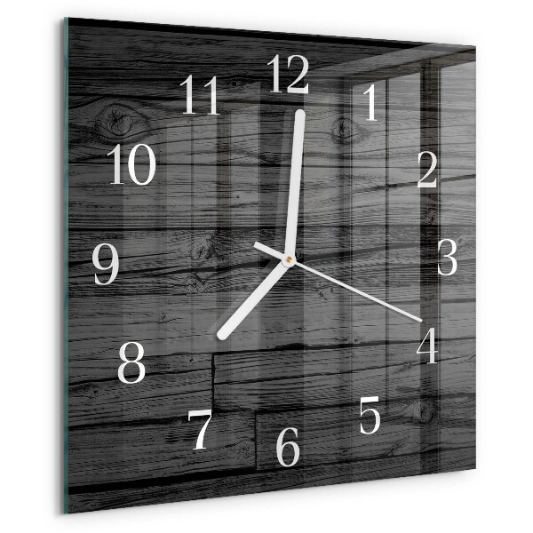 Orologio quadrato Legna