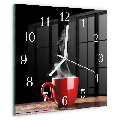 Orologio quadrato Tazza di caffè