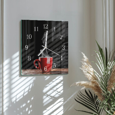 Orologio quadrato Tazza di caffè