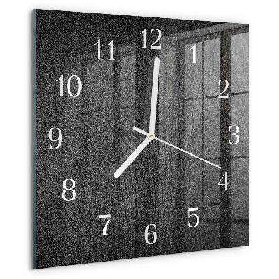 Orologio quadrato Legna