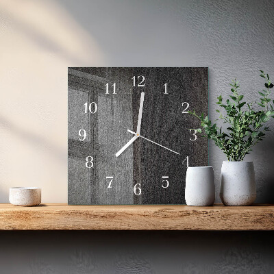 Orologio quadrato Legna