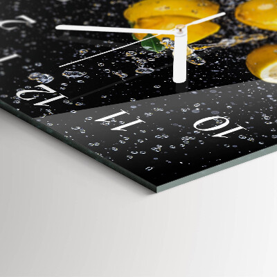 Orologio quadrato limoni