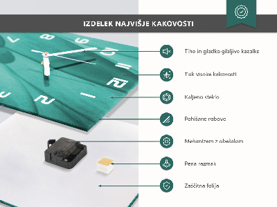 Orologio quadrato Mare