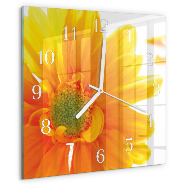 Orologio quadrato Fiore