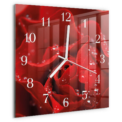 Orologio quadrato Rosa