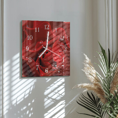 Orologio quadrato Rosa