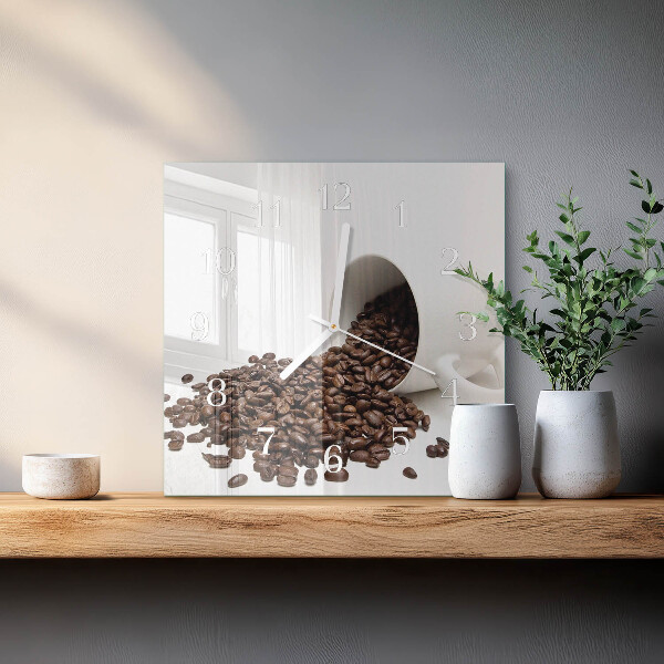 Orologio quadrato Tazza di caffè