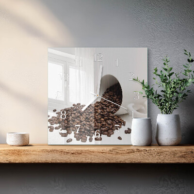 Orologio quadrato Tazza di caffè