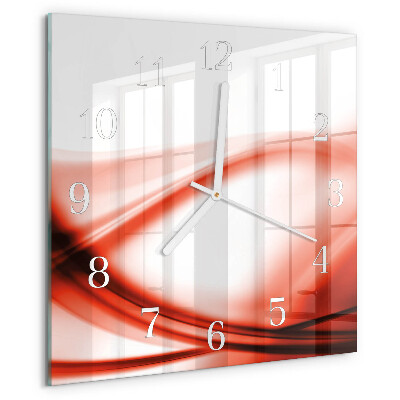 Orologio quadrato Linee astratte