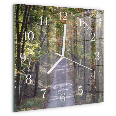 Orologio quadrato Sentiero forestale