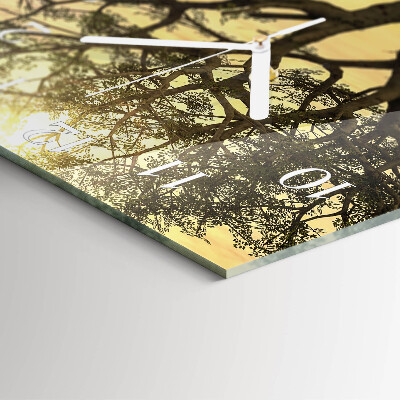 Orologio quadrato Albero
