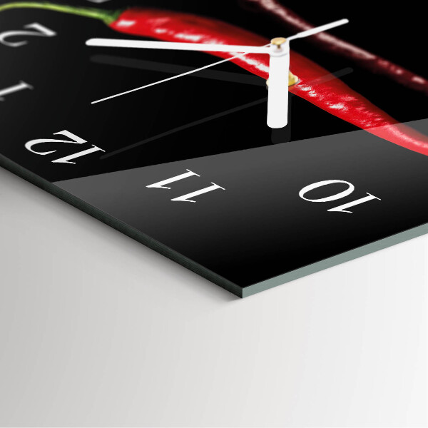 Orologio quadrato peperoncino