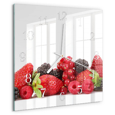 Orologio quadrato Frutta