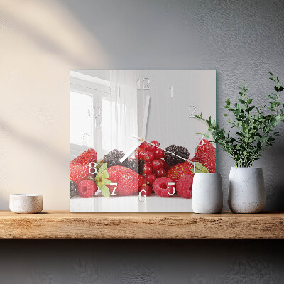 Orologio quadrato Frutta