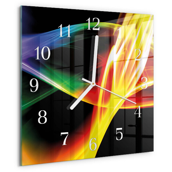 Orologio quadrato Astrazione