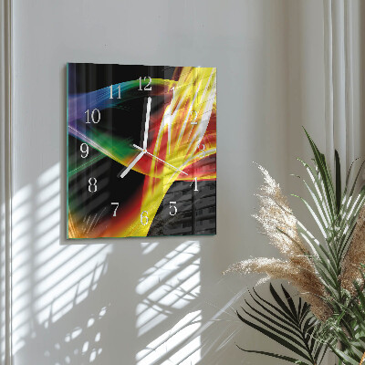 Orologio quadrato Astrazione