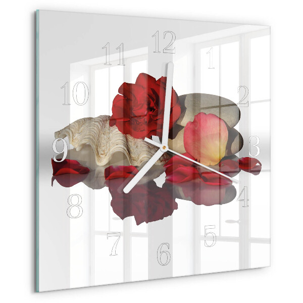 Orologio quadrato Rose Bowl