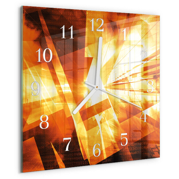 Orologio quadrato Astrazione