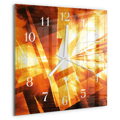 Orologio quadrato Astrazione