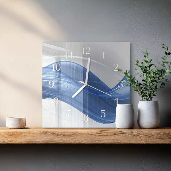 Orologio quadrato Linee astratte