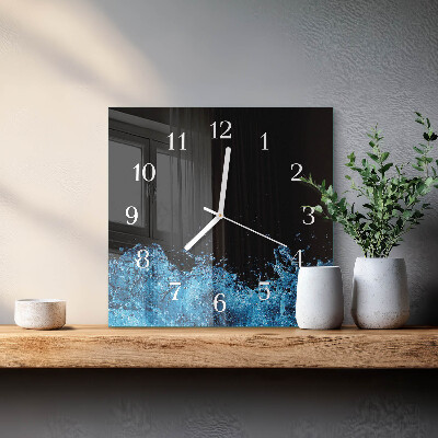 Orologio quadrato Acqua