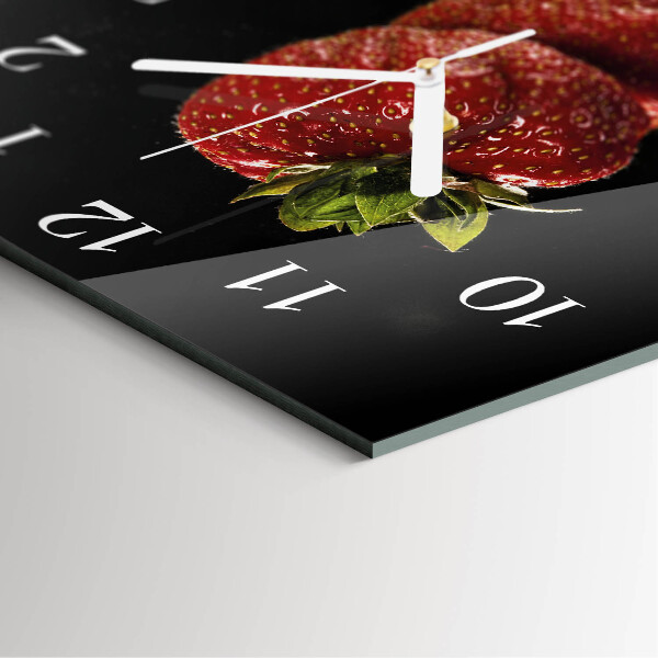 Orologio quadrato Fragola