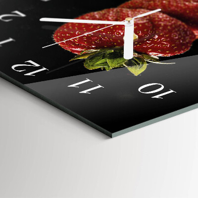 Orologio quadrato Fragola
