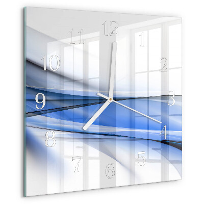 Orologio quadrato Linee astratte