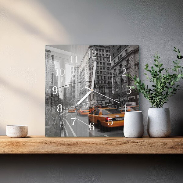 Orologio quadrato Taxi a New York