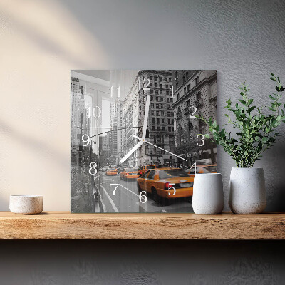 Orologio quadrato Taxi a New York