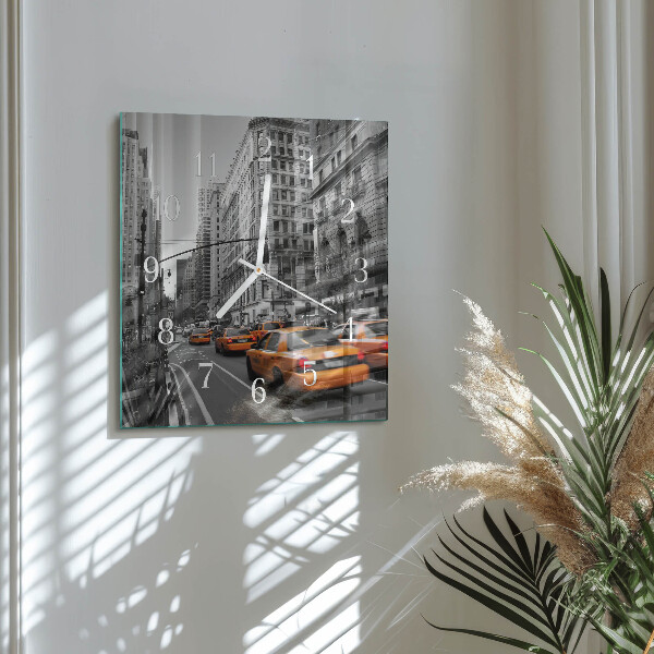 Orologio quadrato Taxi a New York