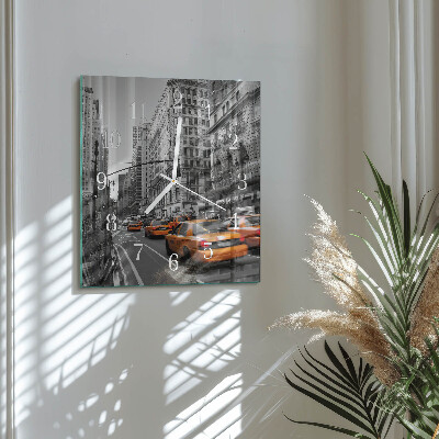 Orologio quadrato Taxi a New York