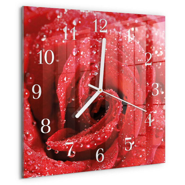 Orologio quadrato Rosa