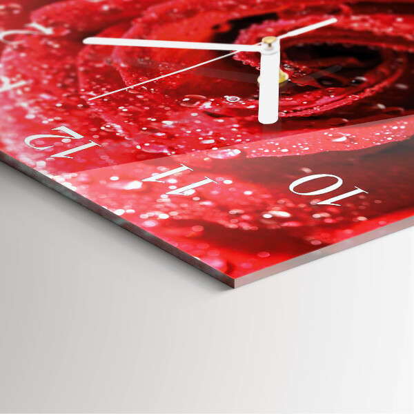 Orologio quadrato Rosa