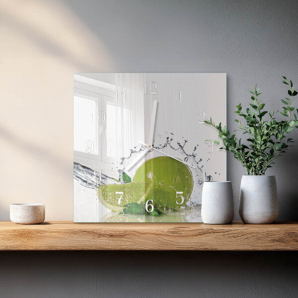 Orologio quadrato Acqua di calce
