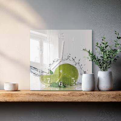 Orologio quadrato Acqua di calce