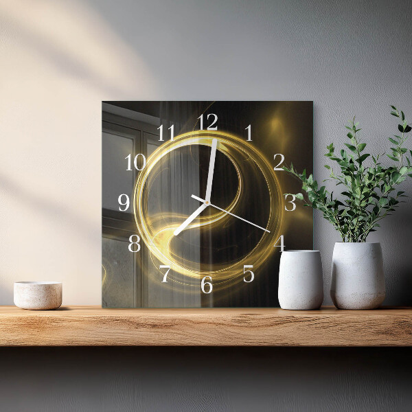Orologio quadrato Circolo di astrazione
