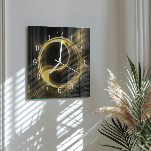 Orologio quadrato Circolo di astrazione