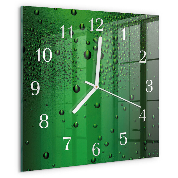 Orologio quadrato Gocce d'acqua