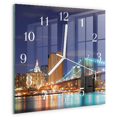 Orologio quadrato Ponte orizzontale