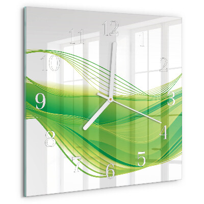 Orologio quadrato Linee astratte