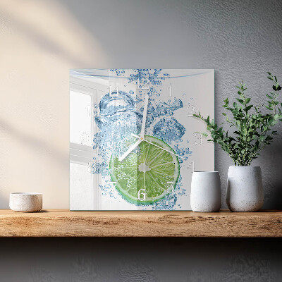 Orologio quadrato Carbonato di calcio