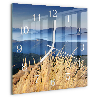 Orologio quadrato Erba di montagna