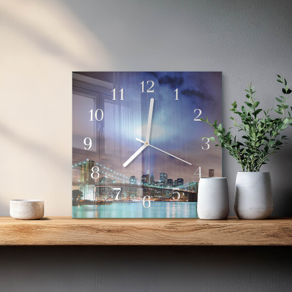 Orologio quadrato Notte dell'orizzonte