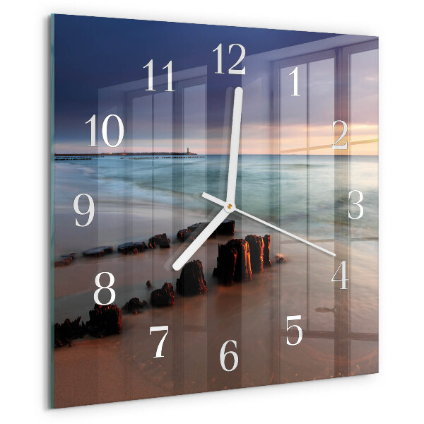 Orologio quadrato Spiaggia Mare