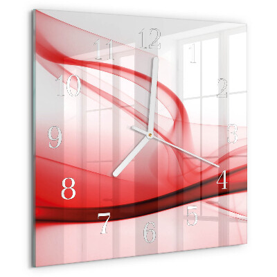 Orologio quadrato Linee astratte