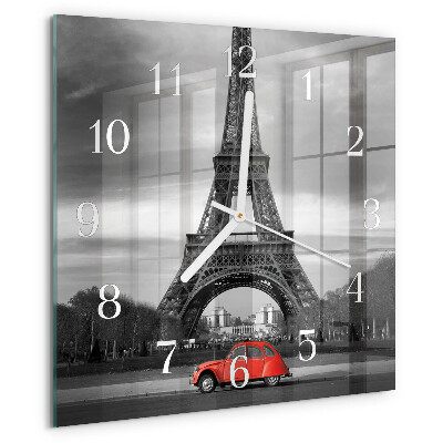 Orologio quadrato Auto della Torre Eiffel